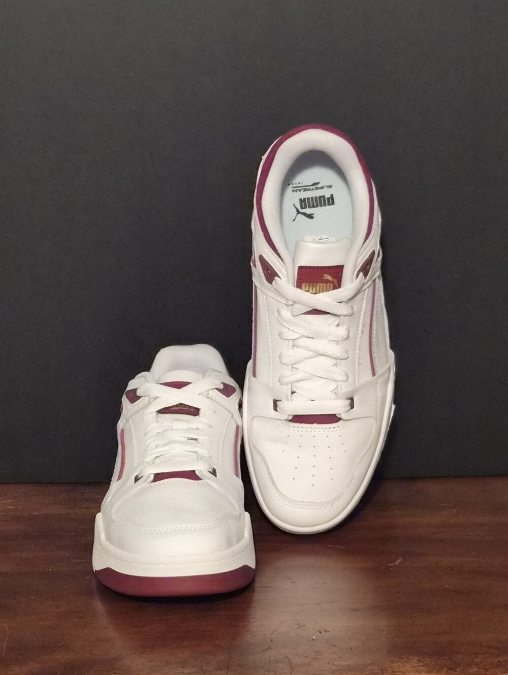 Puma Slipstream Casual Activewear Sneakers, Mns 9.5, New Unworn Cond.! Burg/Wht